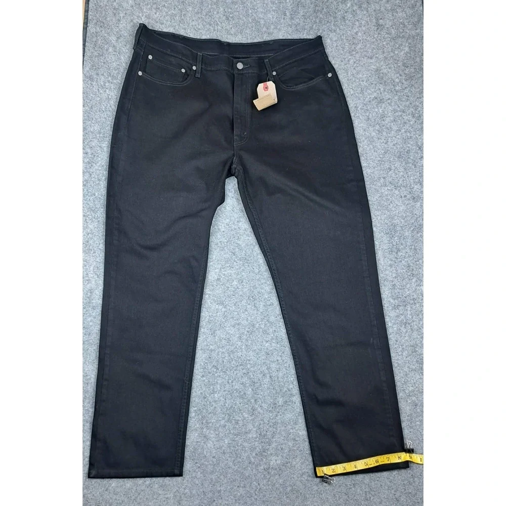 Levis 514 Straight Fit Jeans Stretch Jeans Black Size‎ 42X32 NEW